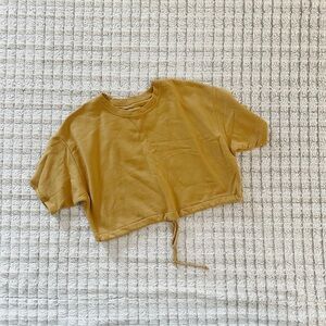 American Eagle Cropped Sweater Tee
